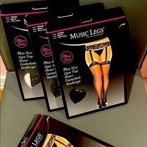 Music Legs‎ Black Underwear Seamless Comfort